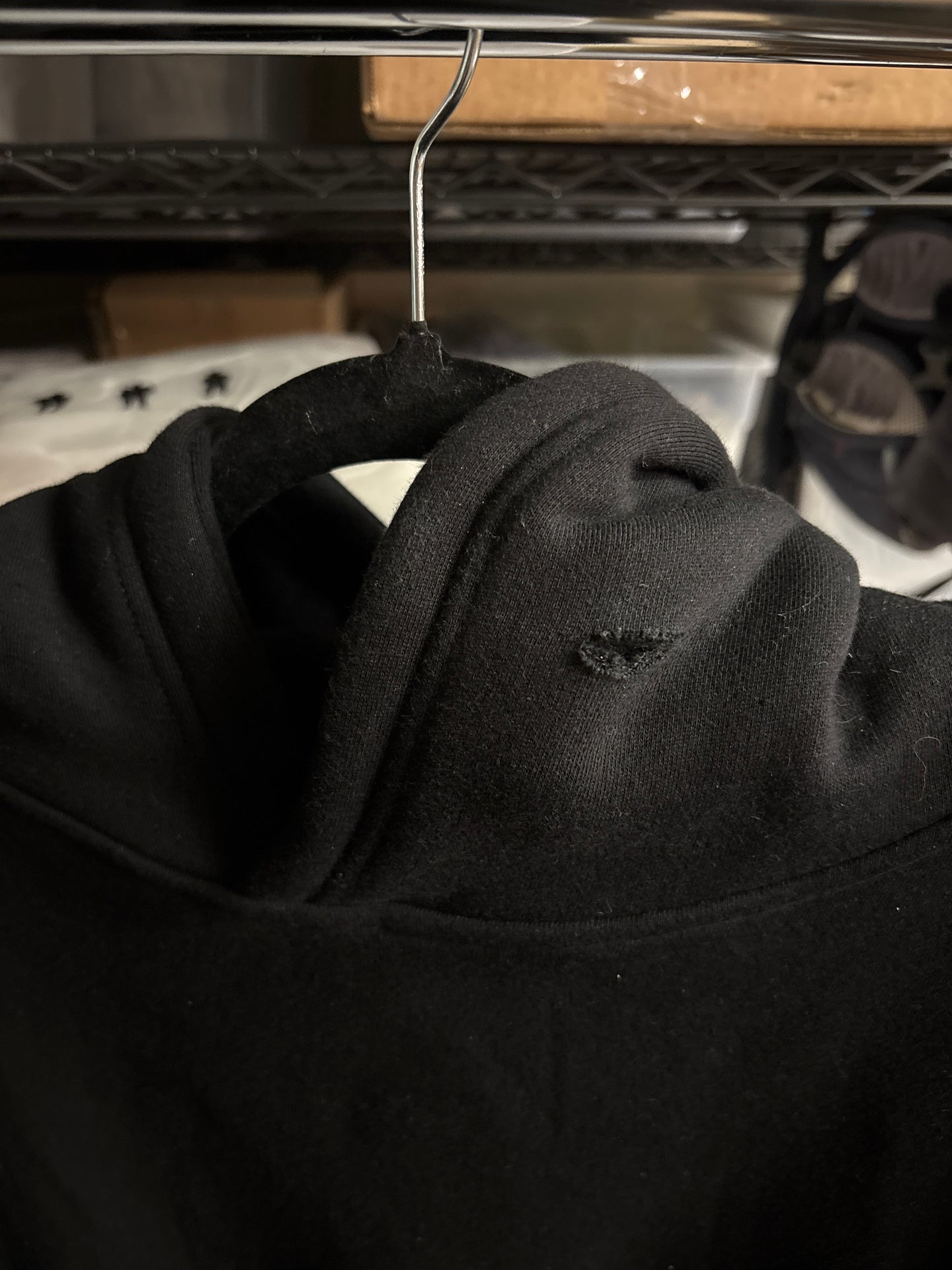 Black Oversized Hoodie